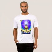 Buddha Spiritueller Statue T - Shirt (Vorne ganz)