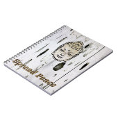 Buddha Spread Peace Spiral Foto Notebook Notizblock (Linke Seite)
