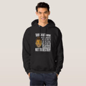 Buddha Sprichwort Freiheit Buddhistischer Frieden Hoodie (Vorne ganz)