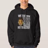 Buddha Sprichwort Freiheit Buddhistischer Frieden Hoodie (Vorderseite)