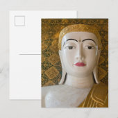 Buddha Staat Portrait Postkarte (Vorne/Hinten)