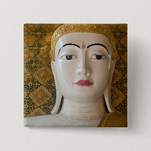 Buddha-Staatsporträt Button