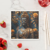 Buddha Standard Luncheon Ecru Paper Napkins  Serviette (Beispiel)