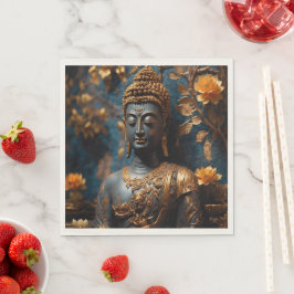 Buddha Standard Luncheon Ecru Paper Napkins  Serviette