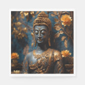 Buddha Standard Luncheon White Paper Napkins Serviette (Vorderseite)