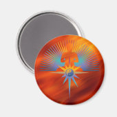 Buddha Star 3D Magnet (Vorderseite/Rückseite)