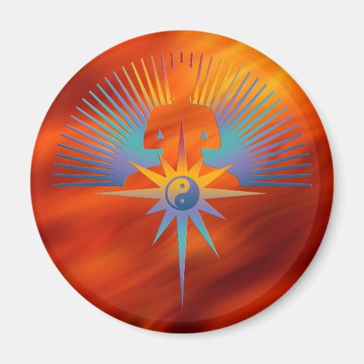Buddha Star 3D Magnet (Vorne)