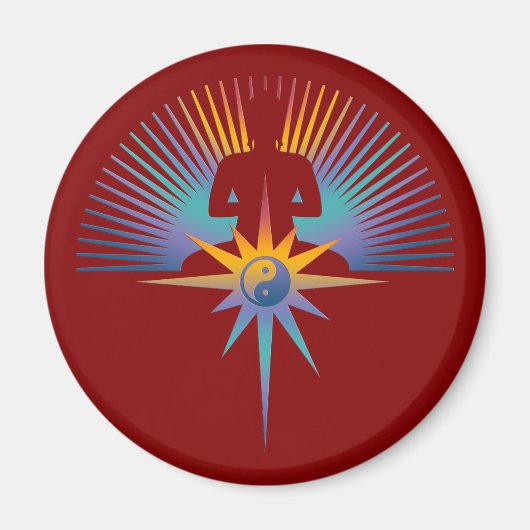 Buddha Star 3D Magnet (Vorne)