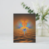Buddha Star 3D Postkarte (Stehend Vorderseite)