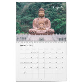 Buddha-Statue 2027 Kalender (Feb 2027)