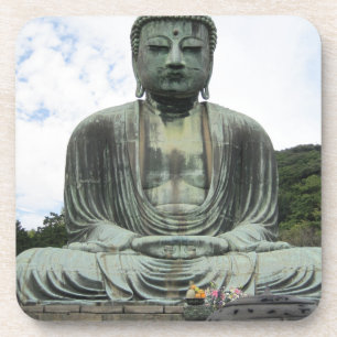 Buddha Statue Buddhismus Getränkeuntersetzer