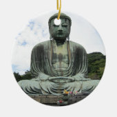 Buddha Statue Buddhismus Keramik Ornament (Vorne)