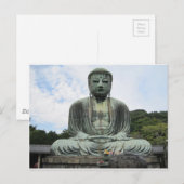 Buddha Statue Buddhismus Postkarte (Vorne/Hinten)