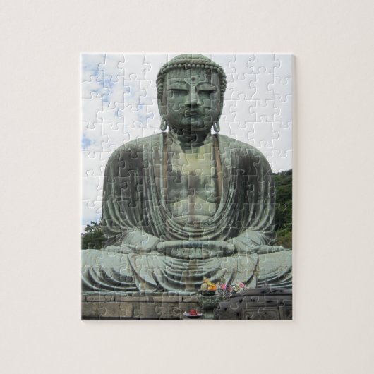 Buddha Statue Buddhismus Puzzle (Vertikal)