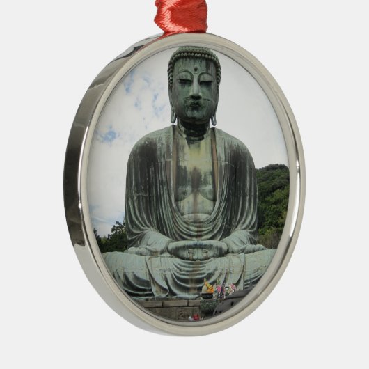 Buddha Statue Buddhismus Silbernes Ornament (Rechts)
