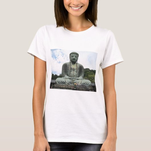 Buddha Statue Buddhismus T-Shirt (Vorderseite)