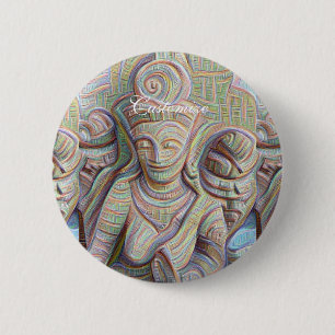 Buddha-Statue Button
