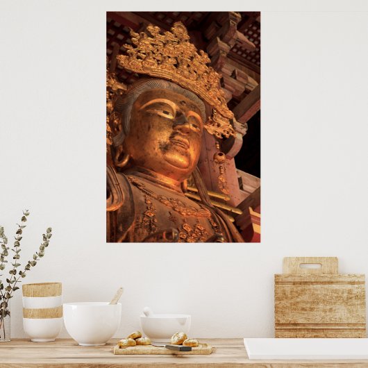 Buddha Statue Daibutsu Poster (Küche)
