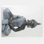 BUDDHA STATUE FLEECEDECKE (Vorderseite (Horizontal))