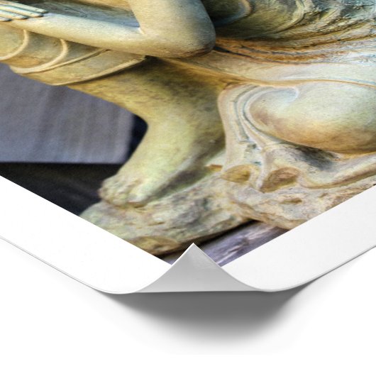 Buddha Statue Foto Poster (Ecke)