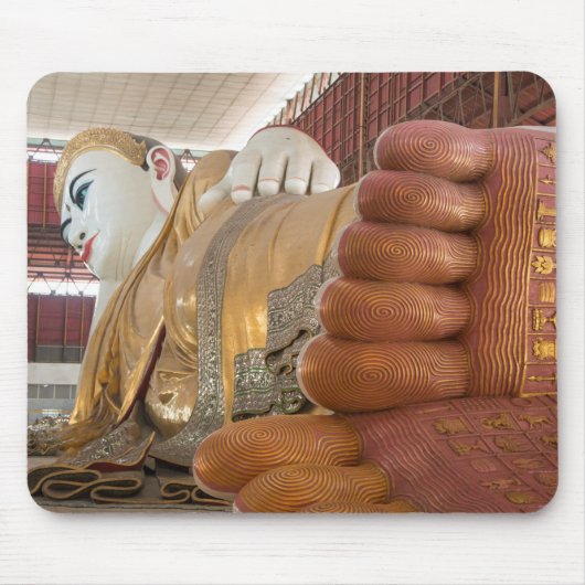 Buddha-Statue Füße Mousepad (Vorne)