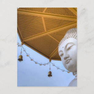 Buddha Statue in Blue Sky, Schirmglocken Postkarte