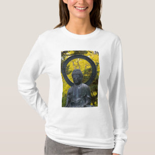 Buddha-Statue in den japanischen Gärten Golden T-Shirt