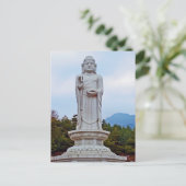 Buddha-Statue in Südkorea, Asien Postkarte (Stehend Vorderseite)