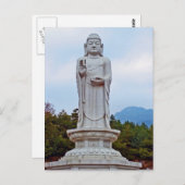 Buddha-Statue in Südkorea, Asien Postkarte (Vorne/Hinten)