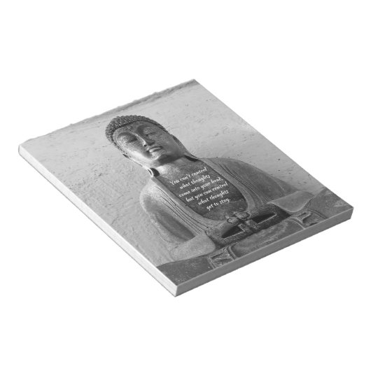 Buddha-Statue, Inspiration, Meditation - Notizblock (angewinkelt)