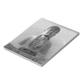 Buddha-Statue, Inspiration, Meditation - Notizblock (Rotiert)