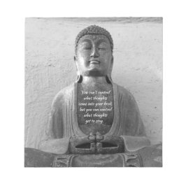 Buddha-Statue, Inspiration, Meditation - Notizblock
