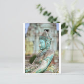 Buddha-Statue Kambodscha Postkarte (Stehend Vorderseite)