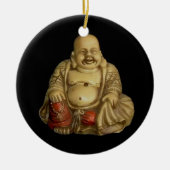 Buddha Statue Keramik Ornament (Vorne)