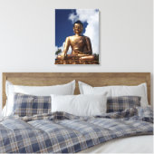 Buddha-Statue Leinwanddruck (Insitu (Schlafzimmer))