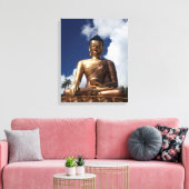 Buddha-Statue Leinwanddruck (Insitu (Wohnzimmer))