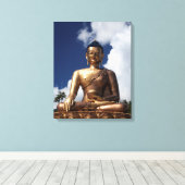 Buddha-Statue Leinwanddruck (Insitu (Holzboden))