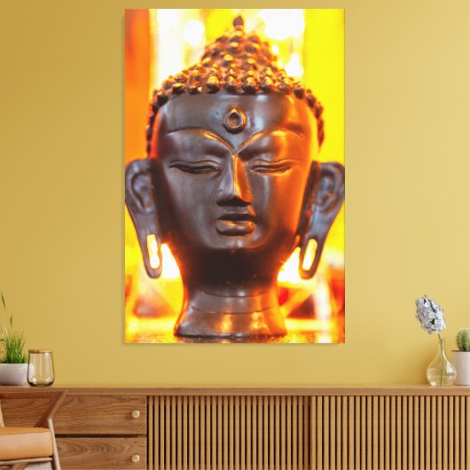 Buddha-Statue Leinwanddruck (Insitu (Wohnzimmer))