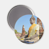 Buddha Statue Magnet (Vorderseite/Rückseite)
