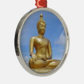 Buddha-Statue Ornament Aus Metall (Rechts)