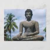 Buddha Statue Postcard Postkarte (Vorderseite)