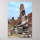 Buddha-Statue Poster (Vorne)