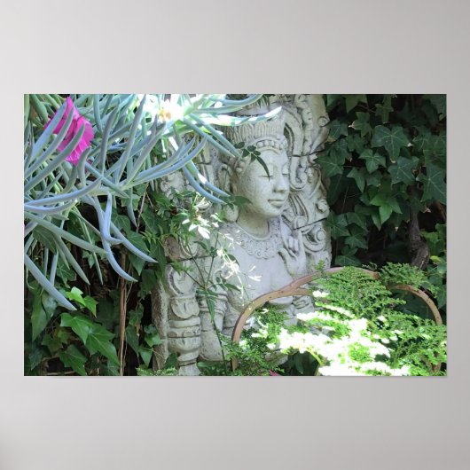 Buddha-Statue Poster (Vorne)