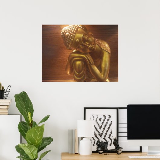 Buddha-Statue Poster (Heimbüro)