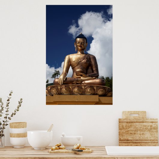 Buddha-Statue Poster (Küche)