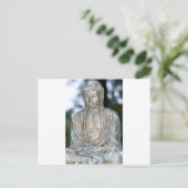 Buddha-Statue Postkarte (Stehend Vorderseite)