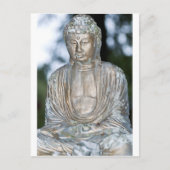Buddha-Statue Postkarte (Vorderseite)