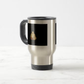 Buddha-Statue Reisebecher (Vorderseite Links)