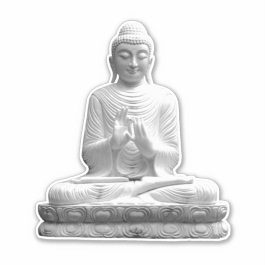 Buddha Statue Skulptur decal Aufkleber (Vorderseite)