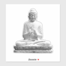 Buddha Statue Skulptur decal Aufkleber